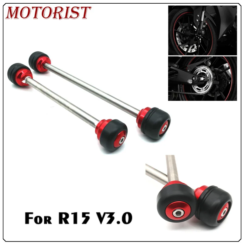 For YAMAHA YZF R15 V3 V3.0 VVA 2017 2018 2019 CNC Motorcycle Front Wheel / Rear Wheel Axle Protection Falling Protection
For YAMAHA YZF R15 V3 V3.0 VVA 2017 2018 2019 CNC Motorcycle Front Wheel / Rear Wheel Axle Protection Falling Protection