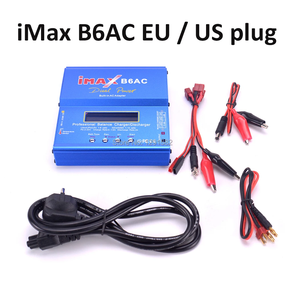 Зарядное устройство IMAX B6AC для аккумуляторов Lipo/li ion/LiFe/NiMh 80 Вт|Детали и аксессуары|