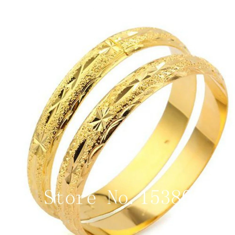 2pcs Vintage Yellow Gold Filled Ladys Carved Openable Bangle Womens Bracelet 60mm*10mm
2pcs Vintage Yellow Gold Filled Ladys Carved Openable Bangle Womens Bracelet 60mm*10mm