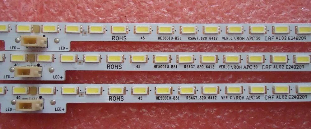 2pcs/lot New RSAG7.820.6412 80LEDS 544MM For Hisense LED50K5500US HE500IU-B51/S0 Led Backlight Strip
2pcs/lot New RSAG7.820.6412 80LEDS 544MM For Hisense LED50K5500US HE500IU-B51/S0 Led Backlight Strip