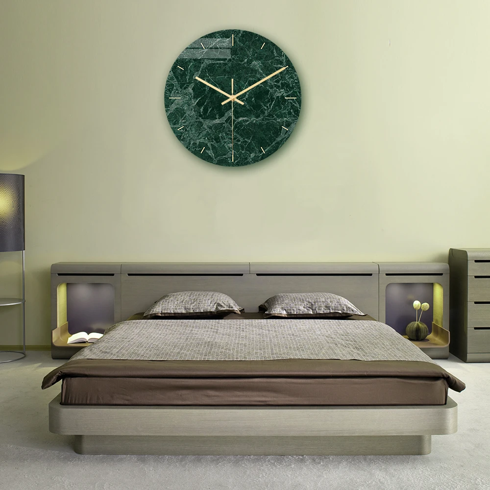 CC008 Light luxury marble wall clock acrylic material UV print clock living room bedroom decoration
CC008 Light luxury marble wall clock acrylic material UV print clock living room bedroom decoration