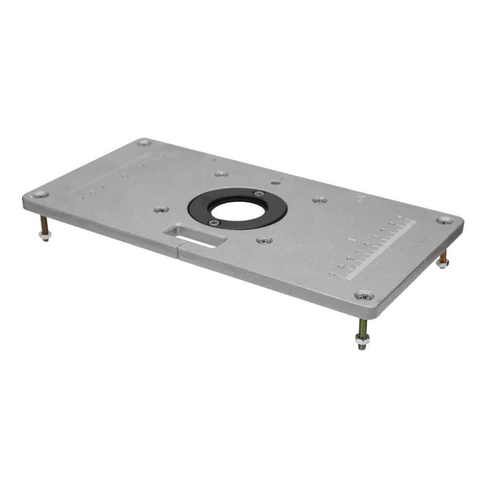 Multifunctional Aluminum Alloy Router Table Plate for Woodworking Benches Insert Plate Carpenter Trimming Machine
Multifunctional Aluminum Alloy Router Table Plate for Woodworking Benches Insert Plate Carpenter Trimming Machine