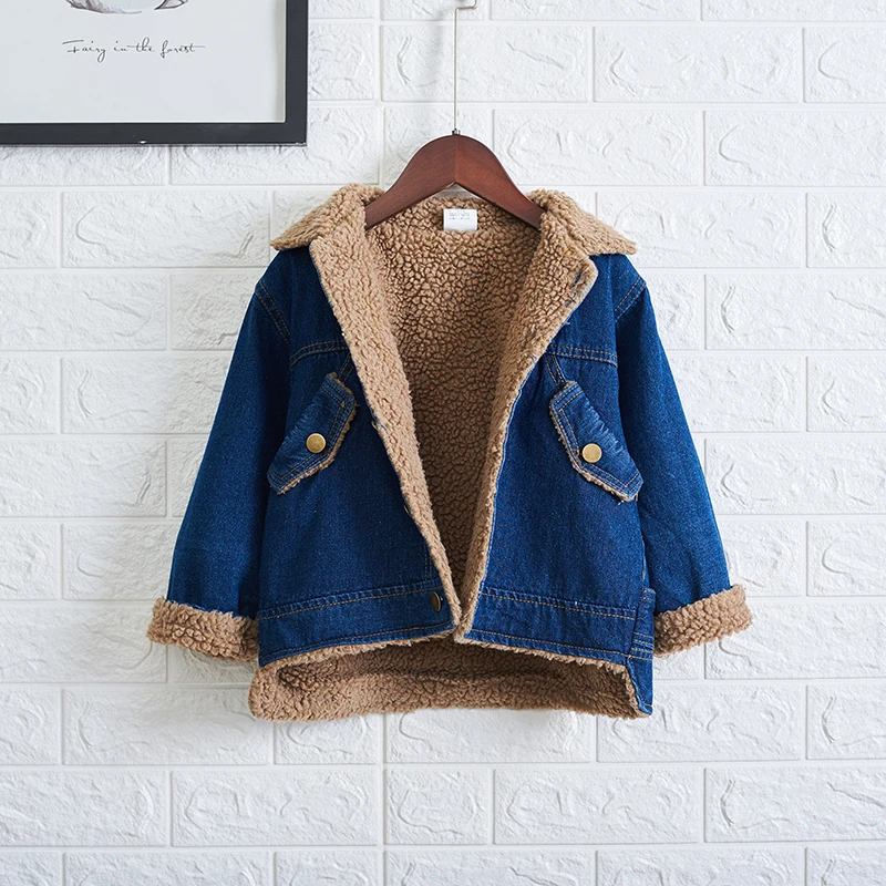 Baby Boys Girls denim Jacket Coat autumn Winter Kids Windbreaker for Boy Plus Thicken Fleece Velvet Outerwear Children Clothes
Baby Boys Girls denim Jacket Coat autumn Winter Kids Windbreaker for Boy Plus Thicken Fleece Velvet Outerwear Children Clothes