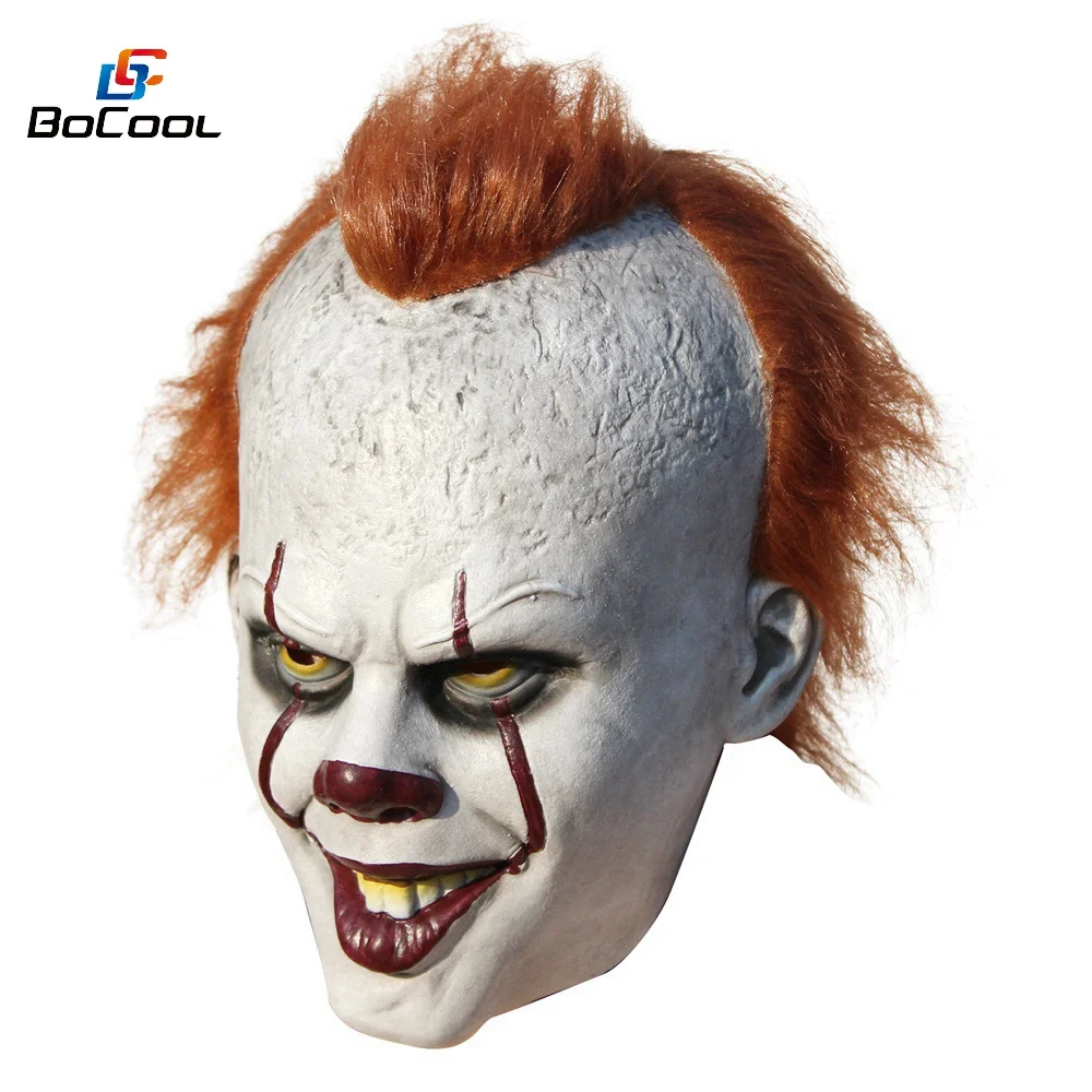 Стивена Кинга это маска пеннивайза Латекс Хэллоуин пугающая Маска Клоун для
