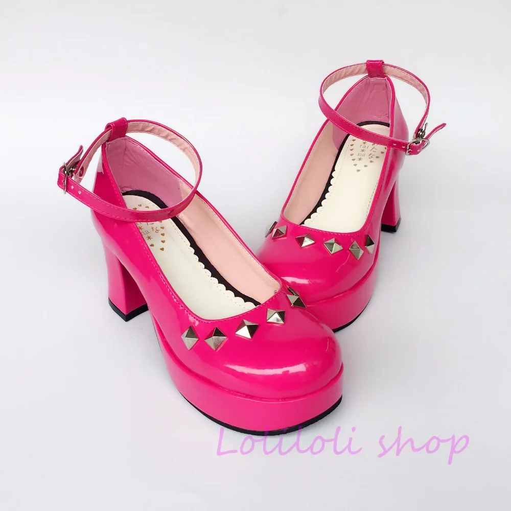 Princess sweet lolita shoes loliloli yoyo Japanese design custom large-size bright rose cute lace-up high-heeled shoes an4182
Princess sweet lolita shoes loliloli yoyo Japanese design custom large-size bright rose cute lace-up high-heeled shoes an4182