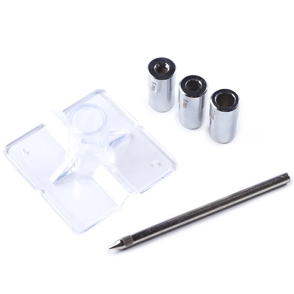 5 Pcs Drill Guide Kit with Pin Bushings Housing Board Oblique Hole Woodworking Joinery Positioner Woodworking Dowel Jig Kit Tool
5 Pcs Drill Guide Kit with Pin Bushings Housing Board Oblique Hole Woodworking Joinery Positioner Woodworking Dowel Jig Kit Tool
