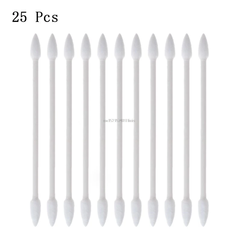 

25pcs Cotton Disposable Stick Cleaning Tool for AirPods Earphone Smart Phone Tablet Charge Port USB Port