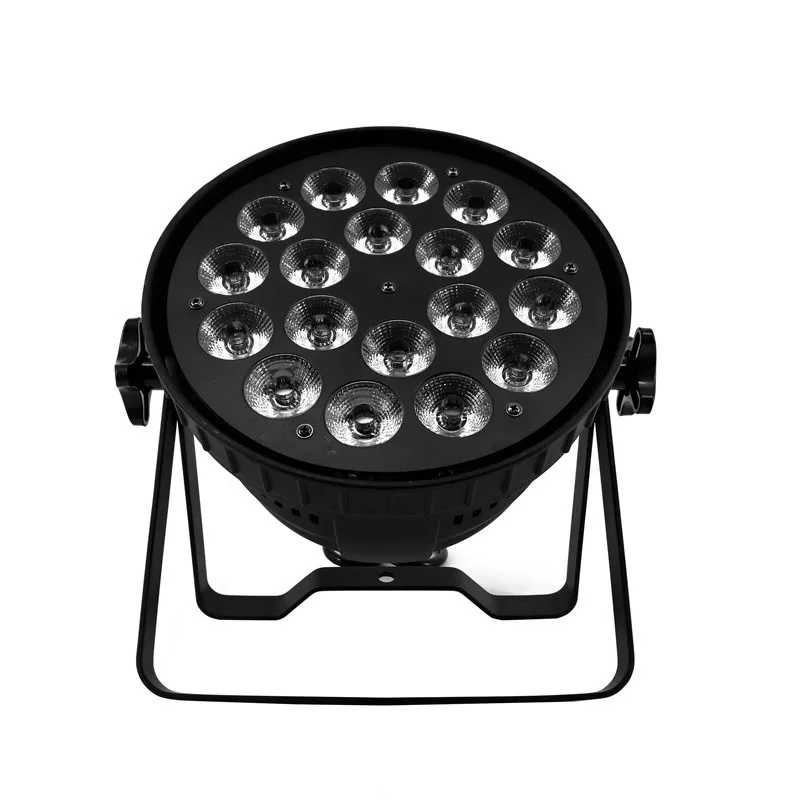 Светодиодная лампа 18x12 Вт 4 в 1 2 шт. для украшения помещения Dmx 8 каналов|shell rosary|shell