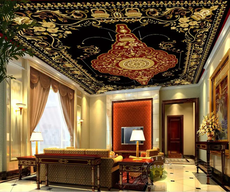 European style Vine flowers Photo Wallpaper 3d Ceiling Wallpapers For Living Room Home Decoration
European style Vine flowers Photo Wallpaper 3d Ceiling Wallpapers For Living Room Home Decoration