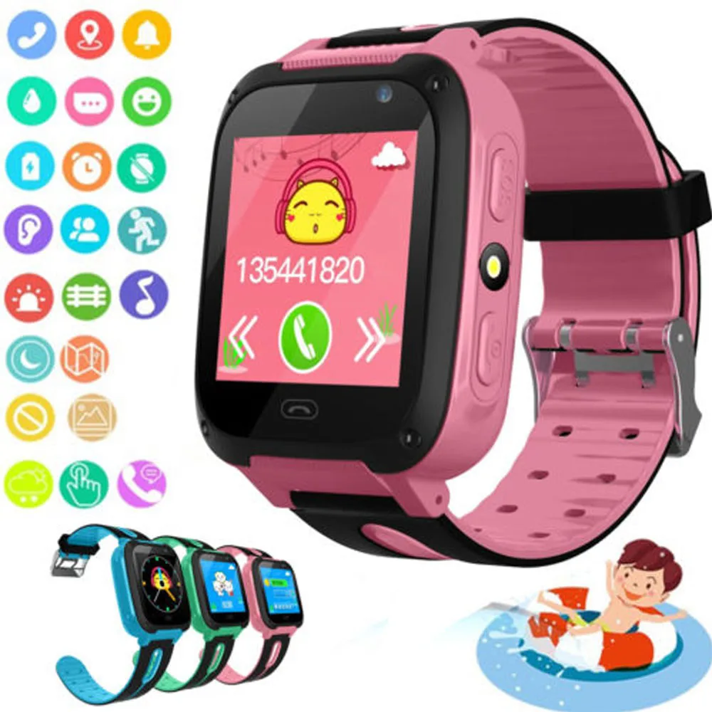 Anti-lost Kids Safe GPS LBS Location Tracker SOS Call Smart Watch with Camera Boy Blue Pink Children Watches Girls
Anti-lost Kids Safe GPS LBS Location Tracker SOS Call Smart Watch with Camera Boy Blue Pink Children Watches Girls