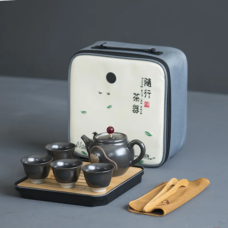 Chinese Kung Fu Teaware Sets Portable Travel Tea Set Ceramic Teapot Teacups Teaset Of Tea Ceremony Traveller Teaware With Bag
Chinese Kung Fu Teaware Sets Portable Travel Tea Set Ceramic Teapot Teacups Teaset Of Tea Ceremony Traveller Teaware With Bag