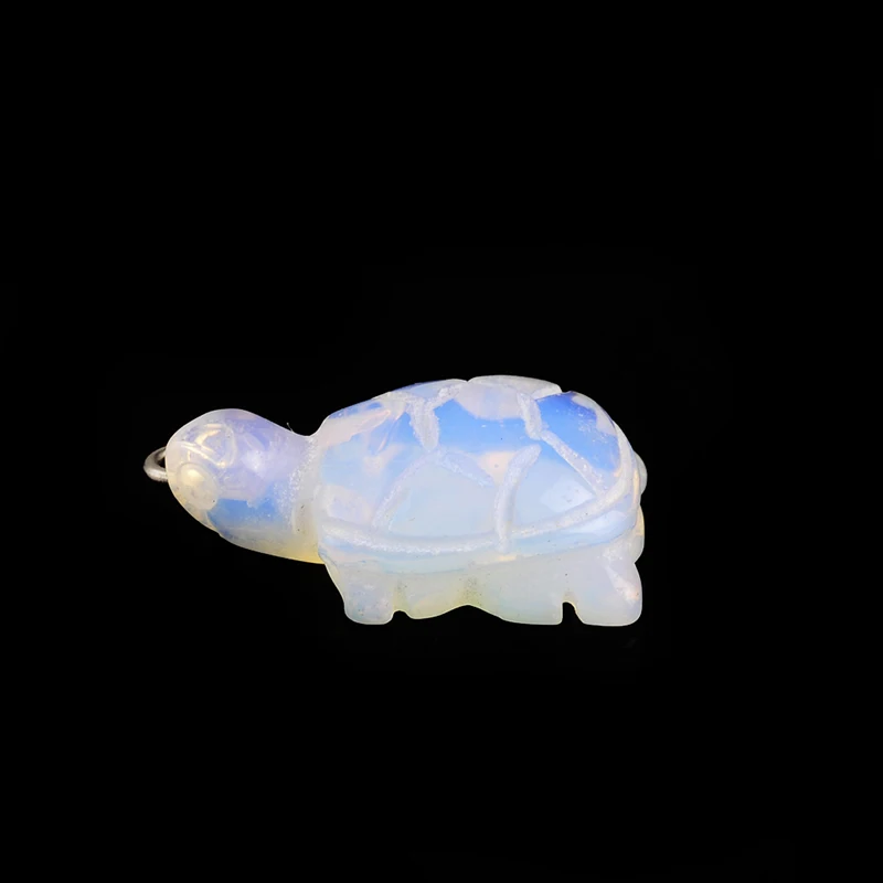 2 шт./лот черепаха в форме опалового камня кулон маленький Шарм для ожерелья DIY