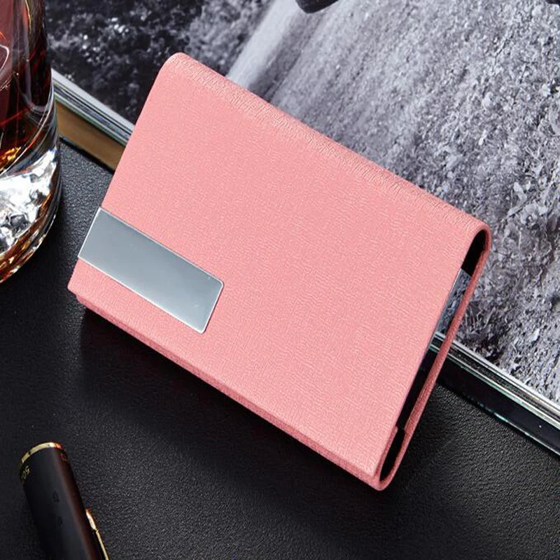 High Quality Aluminium Business Credit Card Holder Travel Leather Bank Cardholder Men ID Name Card Case Rfid wallet blocking
High Quality Aluminium Business Credit Card Holder Travel Leather Bank Cardholder Men ID Name Card Case Rfid wallet blocking