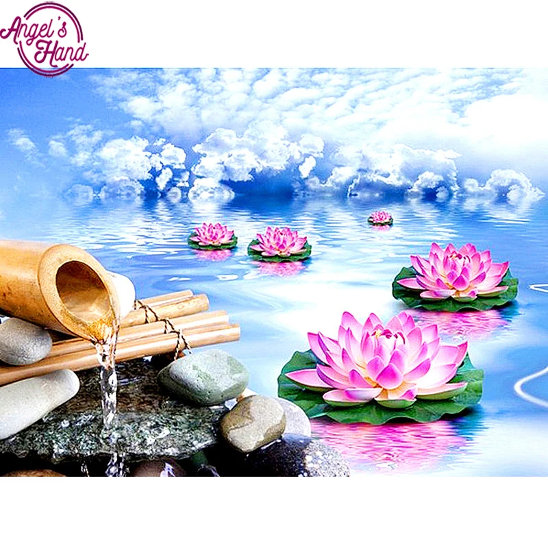 5D DIY full square Diamond Painting zen pink lotus crystal flowers Embroidery Cross Stitch Rhinestone mosaic Wall stickers
5D DIY full square Diamond Painting zen pink lotus crystal flowers Embroidery Cross Stitch Rhinestone mosaic Wall stickers
