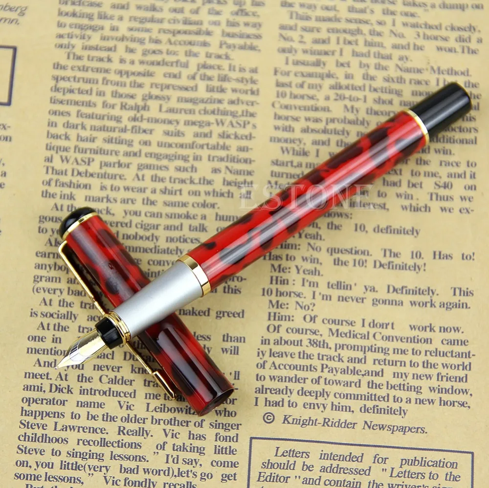 Классическая леопардовая перьевая ручка BAOER 801 зажим со стрелкой изящный