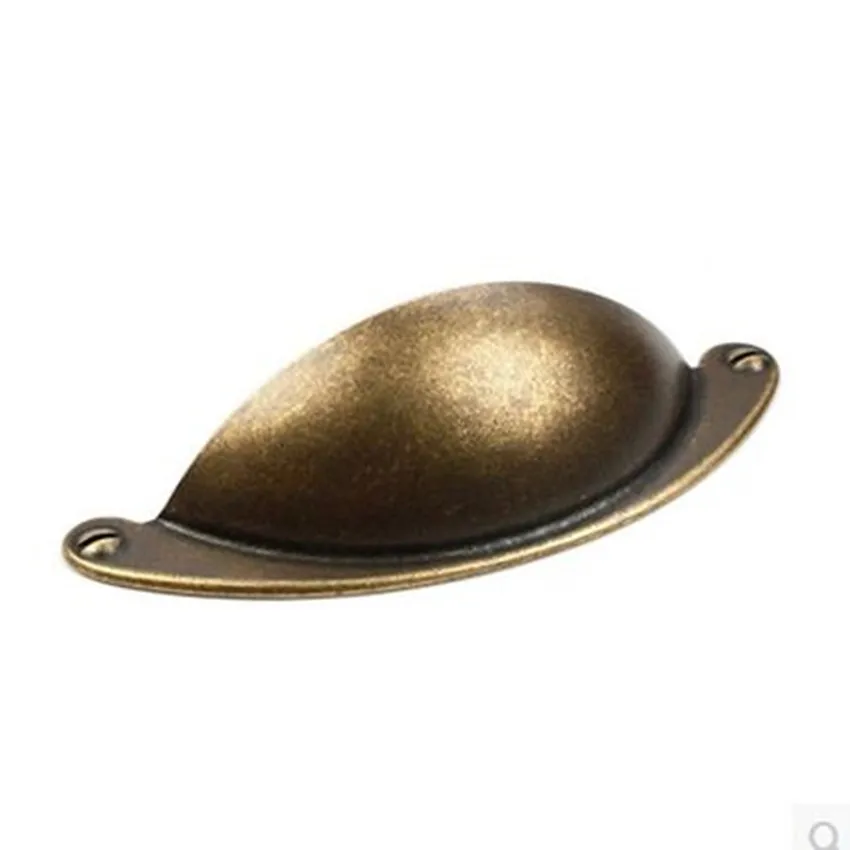 64mm bronze drawer pull knob antique brass kitchen cabinet dresser door pull handle 2.5' rustico retro shell cup furniture pull
64mm bronze drawer pull knob antique brass kitchen cabinet dresser door pull handle 2.5' rustico retro shell cup furniture pull
