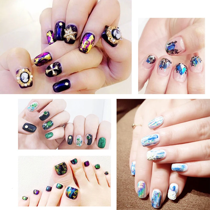 Nail Starry Holographic Nail Art Transfer Nails Foil Stickers Paper Color UV Gel Wraps Nail Adhesive Decals Nail Art Decorations
Nail Starry Holographic Nail Art Transfer Nails Foil Stickers Paper Color UV Gel Wraps Nail Adhesive Decals Nail Art Decorations