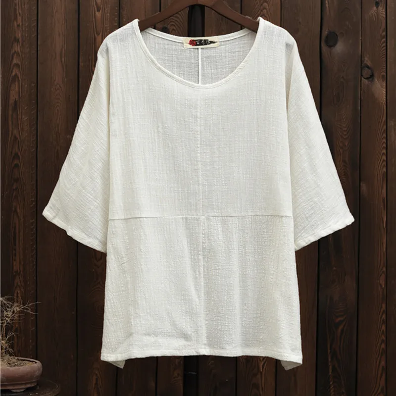 Suehaiwe's brand short sleeve linen shirts women summer white shirt female round neck strech shirts lady's fashion camisa
Suehaiwe's brand short sleeve linen shirts women summer white shirt female round neck strech shirts lady's fashion camisa