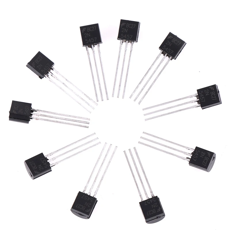 New 2N5457 2N5457G TO-92 N-Channel Transistor Black High Quality 10PCS