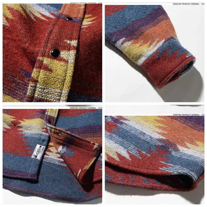 Japanese style Men Shirt Fashion Hip Hop Plaid Woolen Long Sleeve Shirts Male Streetwear Shirt Oversize Casual camisa
Japanese style Men Shirt Fashion Hip Hop Plaid Woolen Long Sleeve Shirts Male Streetwear Shirt Oversize Casual camisa