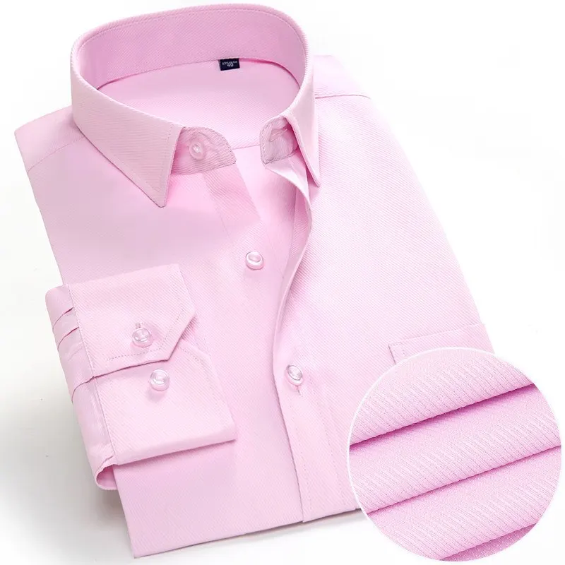 New Style Spring Mens Dress Shirt Long Sleeve Casual Solid Button Down Red Formal Male Tops Clothing Camisa Masculina Social 4XL
New Style Spring Mens Dress Shirt Long Sleeve Casual Solid Button Down Red Formal Male Tops Clothing Camisa Masculina Social 4XL