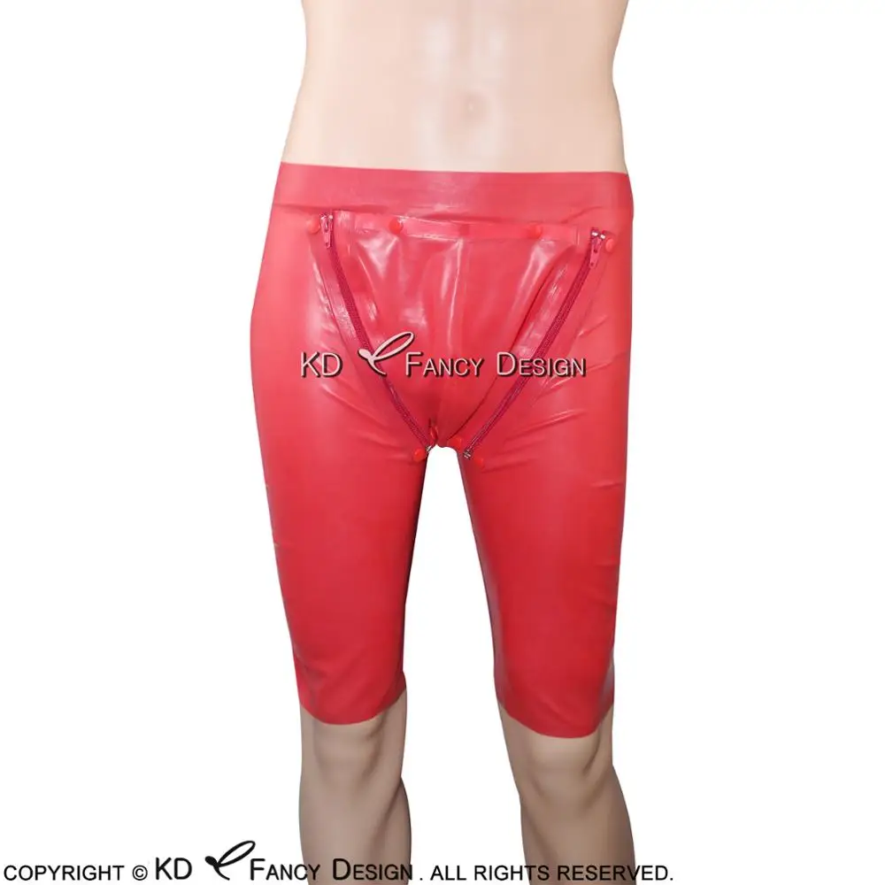 Red Sexy Latex Long Leg Boxer Shorts With Codpiece Two Zippers Open Holds Rubber Underpants Underwear Pants Briefs DK-0070
Red Sexy Latex Long Leg Boxer Shorts With Codpiece Two Zippers Open Holds Rubber Underpants Underwear Pants Briefs DK-0070