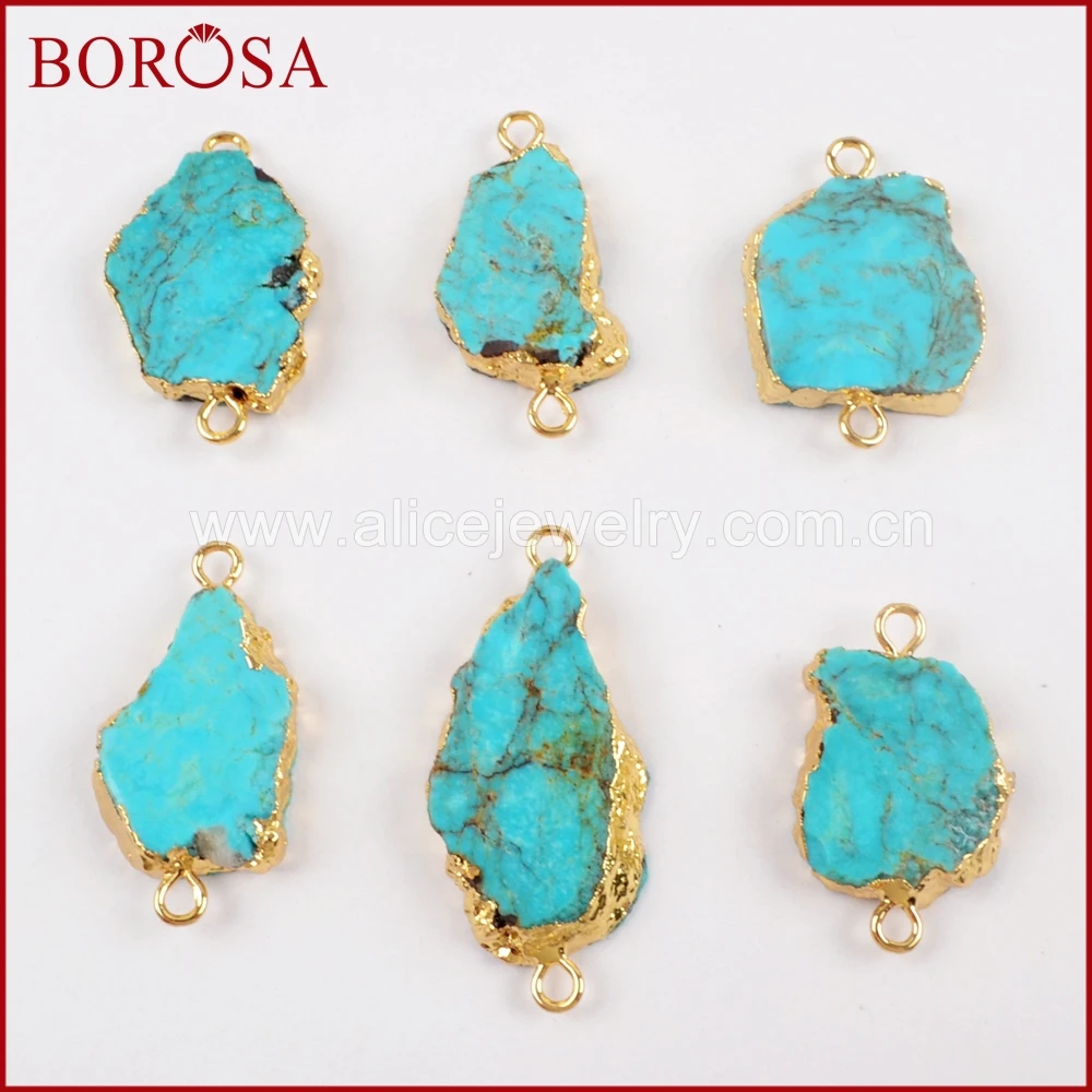 BOROSA 5 шт. 2019, золотой цвет 100%, фотоэлемент, соединитель, натуральный синий камень, фотоэлемент, ювелирные изделия для ожерелья G1624
BOROSA 5 шт. 2019, золотой цвет 100%, фотоэлемент, соединитель, натуральный синий камень, фотоэлемент, ювелирные изделия для ожерелья G1624