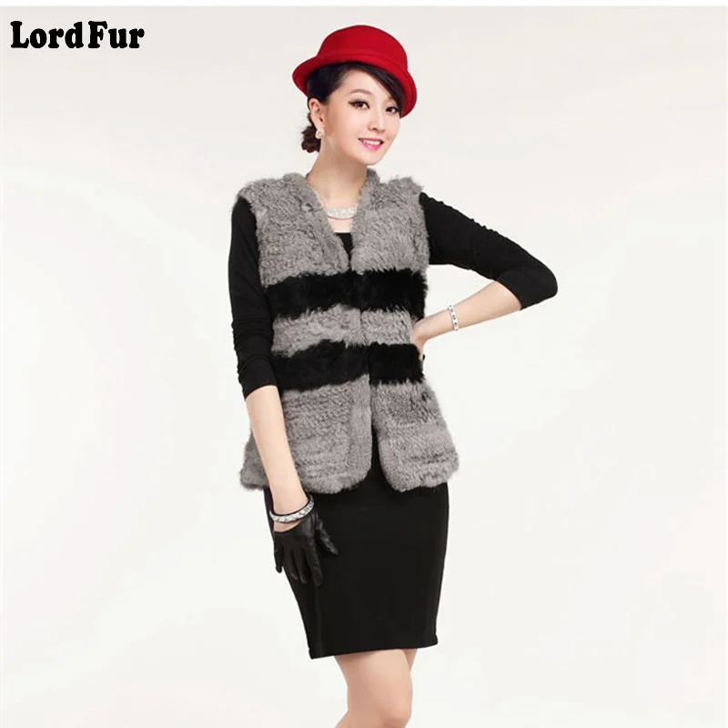 (TopFurMall)Lady Fashion Genuine Knitted Rabbit Fur Vest Waistcoat Striped Design Women Real Fur Gilet Outerwear LF4033
(TopFurMall)Lady Fashion Genuine Knitted Rabbit Fur Vest Waistcoat Striped Design Women Real Fur Gilet Outerwear LF4033