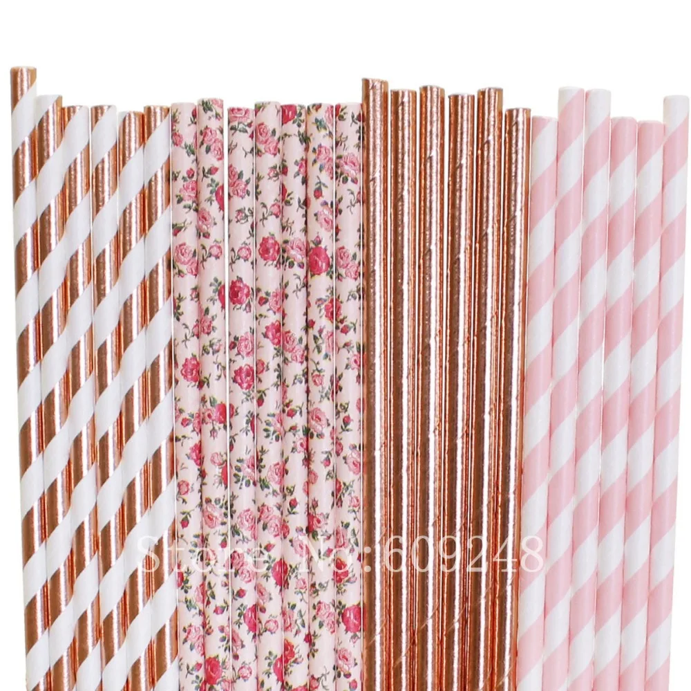 100pcs Drinking Paper Straws Mix,Plain Rose Gold Foil Stripe,Solid,Light Pink Striped,Flower,Floral,1st Birthday Party Wedding
100pcs Drinking Paper Straws Mix,Plain Rose Gold Foil Stripe,Solid,Light Pink Striped,Flower,Floral,1st Birthday Party Wedding