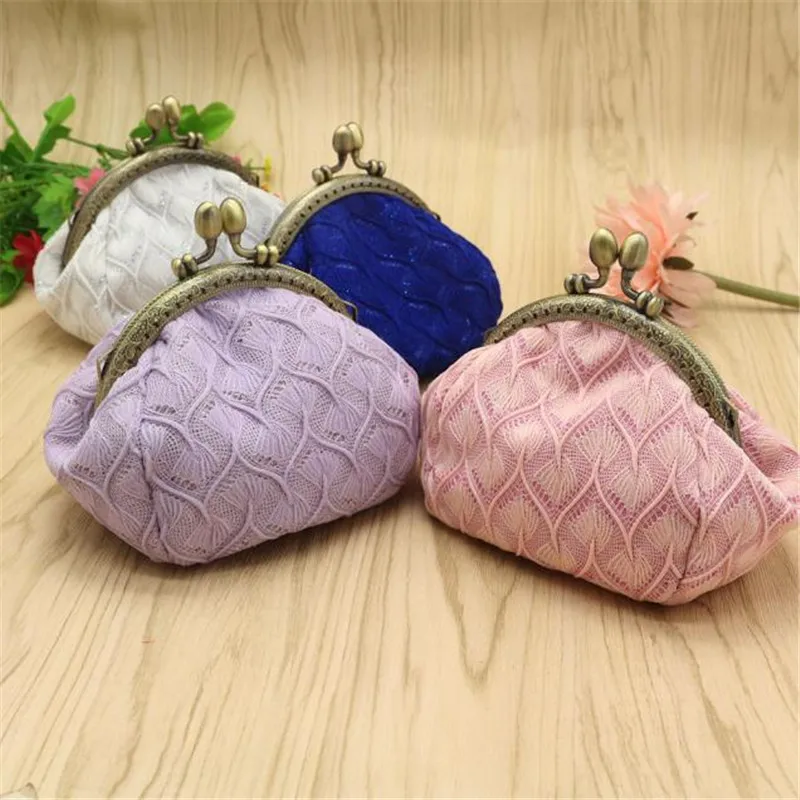 Brand new women's coin purse Lace lady change Small wallet Female money bag 2017 Gift Monederos Mujer Monedas | Багаж и сумки