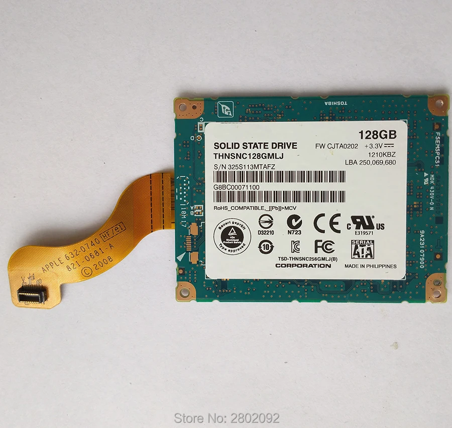 Для macbook air a1304 mc233 mc234 SSD 1,8 дюйма SATA LIF 128 ГБ твердотельный накопитель и кабель жесткого диска
Для macbook air a1304 mc233 mc234 SSD 1,8 дюйма SATA LIF 128 ГБ твердотельный накопитель и кабель жесткого диска
