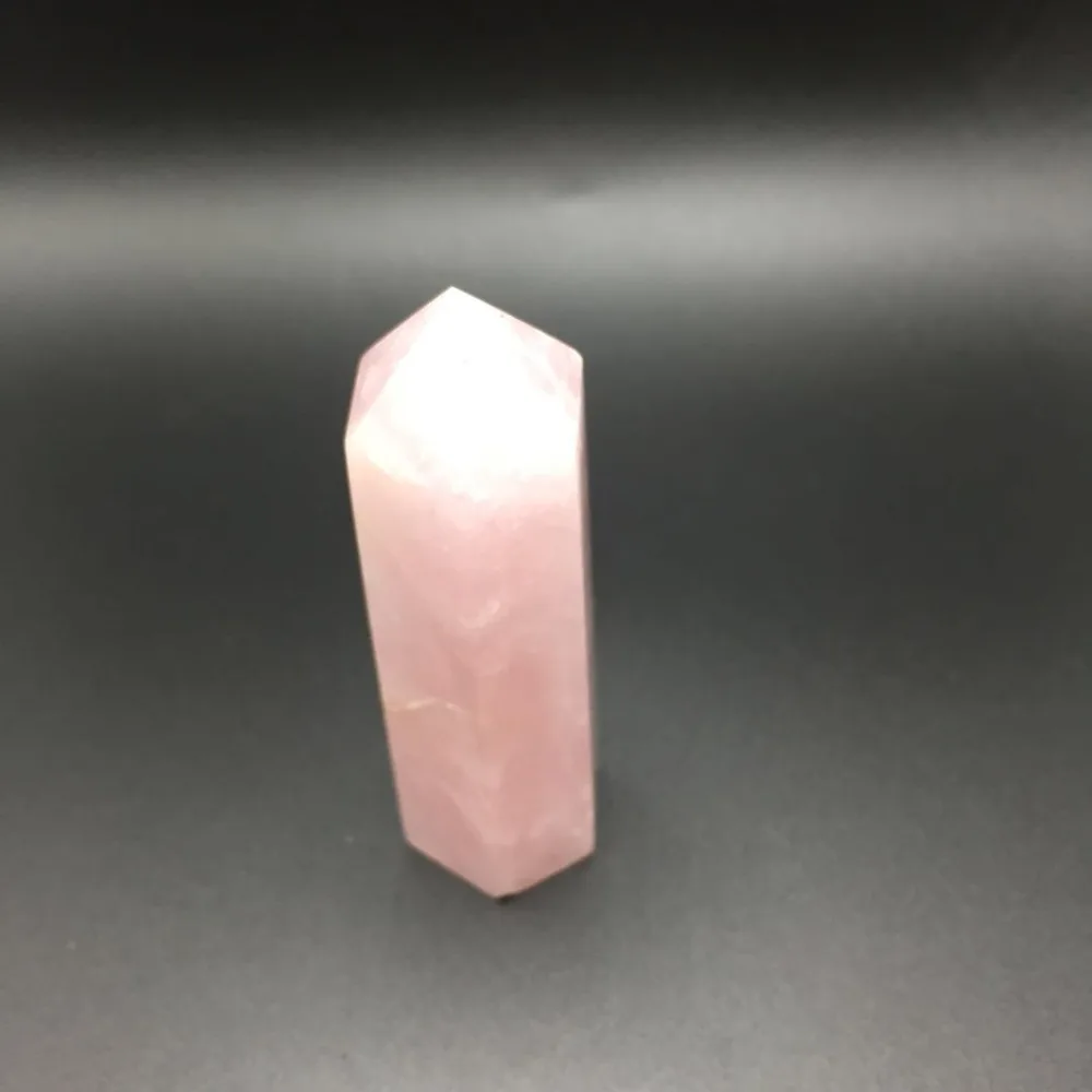 

1 шт. love stone, натуральный розовый кварцевый кристалл, драгоценный камень, медитация, исцеление, чакра, Хрустальная точечная палочка, как сваде...