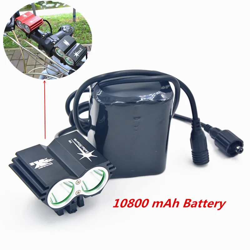 SolarStorm 2X XM-L U2 LED 5000Lm Flashlights LED Front Light Torch with Battery + Charger
SolarStorm 2X XM-L U2 LED 5000Lm Flashlights LED Front Light Torch with Battery + Charger