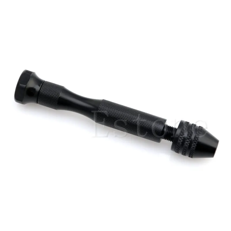 2021 New Mini Manual Aluminum Hand Drill Chuck Twsit Micro Drill Bit Tools 0.3-3.2mm Clamping range 90mm Hand Tool