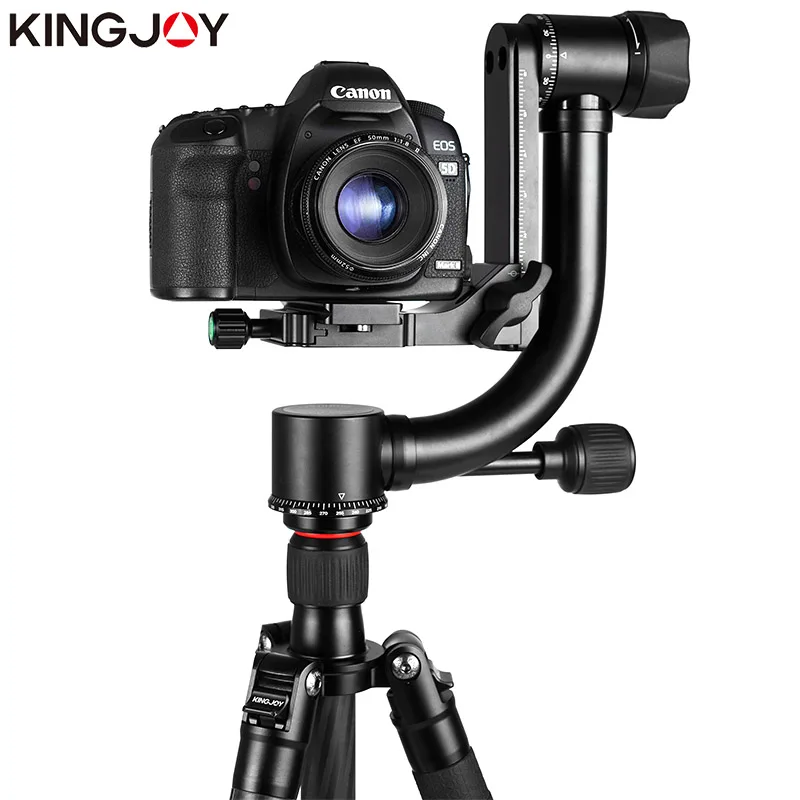 KINGJOY Video Gimbal Head Professional Tripod Ball Head 360 Degree Panoramic Pan&Tilt For Stablize DSLR Camera, Camcorder
KINGJOY Video Gimbal Head Professional Tripod Ball Head 360 Degree Panoramic Pan&Tilt For Stablize DSLR Camera, Camcorder