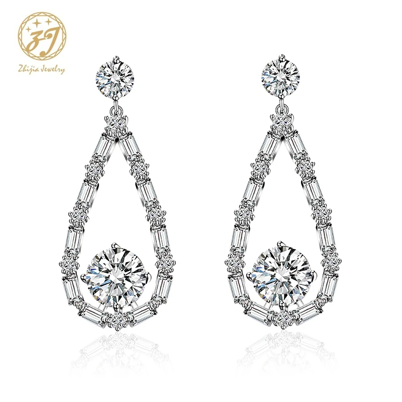 Zhijia top luxury delicate elegant waterdrop design crystal rhinestone stud earrings for women party gifts
Zhijia top luxury delicate elegant waterdrop design crystal rhinestone stud earrings for women party gifts