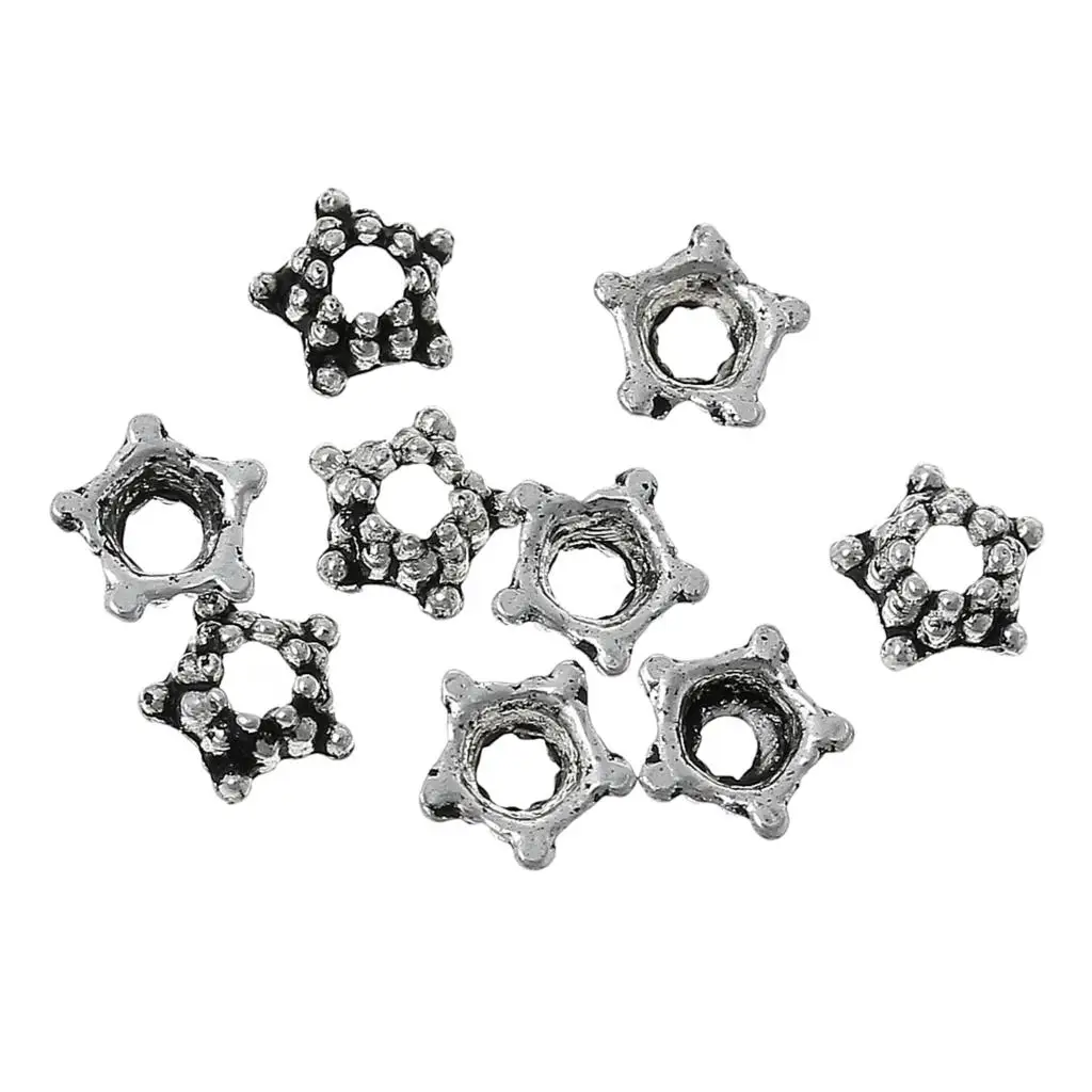 DoreenBeads 500 PCs Silver Color Star Beads Caps Findings Fit 8-10mm Beads (B04012), yiwu
DoreenBeads 500 PCs Silver Color Star Beads Caps Findings Fit 8-10mm Beads (B04012), yiwu