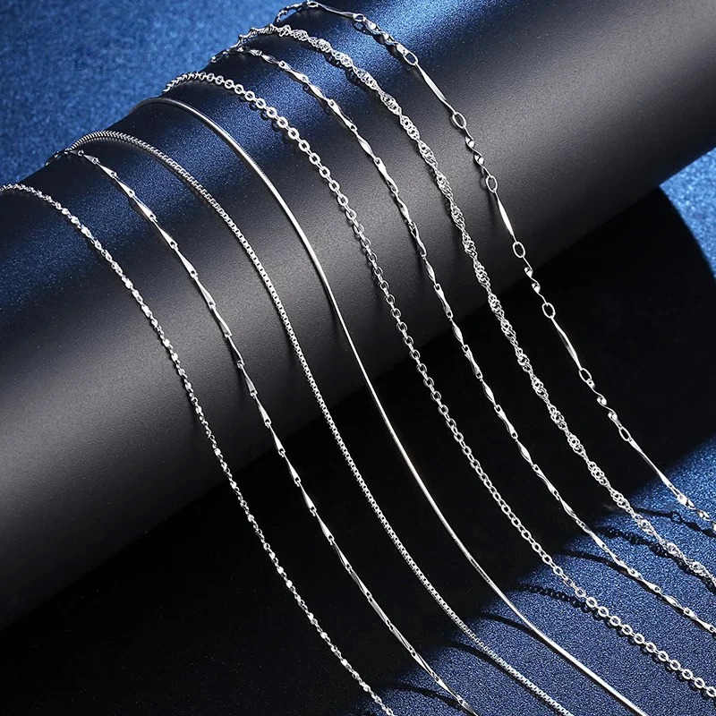 Big Promotion! Various Stylish Simplicity Styles Chain S925 Metal Necklace Men Women Pendant Design Necklace High Quality Chain
Big Promotion! Various Stylish Simplicity Styles Chain S925 Metal Necklace Men Women Pendant Design Necklace High Quality Chain