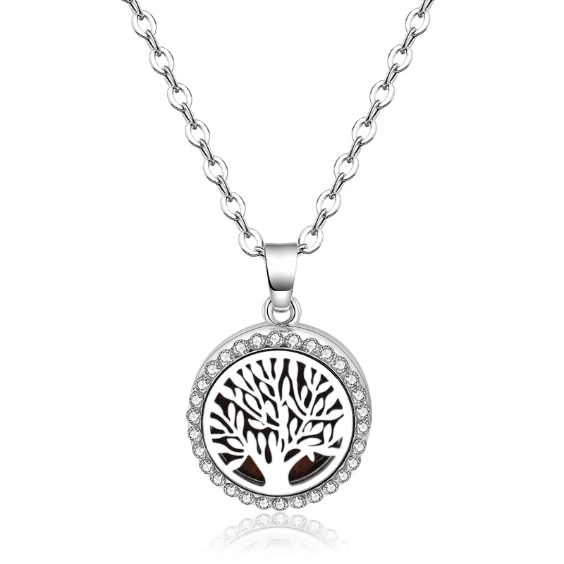 Aroma Diffuser Life Tree Necklace Metal Open Lockets Pendant Perfume Essential Oil Stainless Steel Aromatherapy Locket Necklace
Aroma Diffuser Life Tree Necklace Metal Open Lockets Pendant Perfume Essential Oil Stainless Steel Aromatherapy Locket Necklace