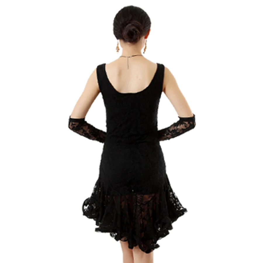 Бальное платье для латино-американских танцев платья черный/белый/красный