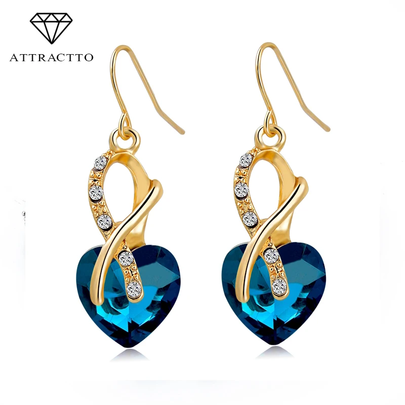 ATTRACTTO Fashion Jewelry Light Yellow Color Earrings For Women Heart Crystal Earrings For Jewelry Making Earrings SER140073
ATTRACTTO Fashion Jewelry Light Yellow Color Earrings For Women Heart Crystal Earrings For Jewelry Making Earrings SER140073
