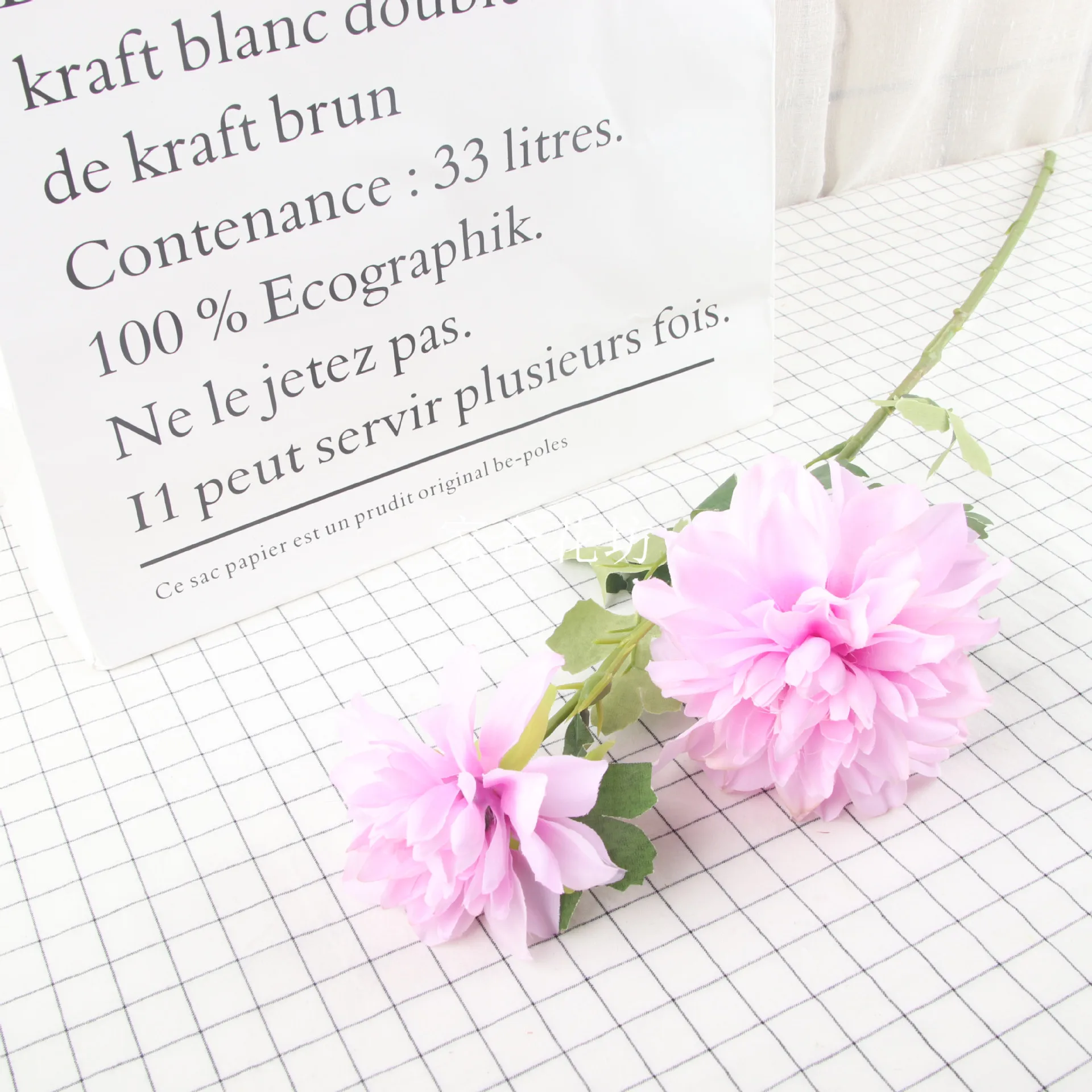 2 heads simulation dahlia flower branch artificial silk bouquet for wedding home window decoration display silk dahlia flower
2 heads simulation dahlia flower branch artificial silk bouquet for wedding home window decoration display silk dahlia flower