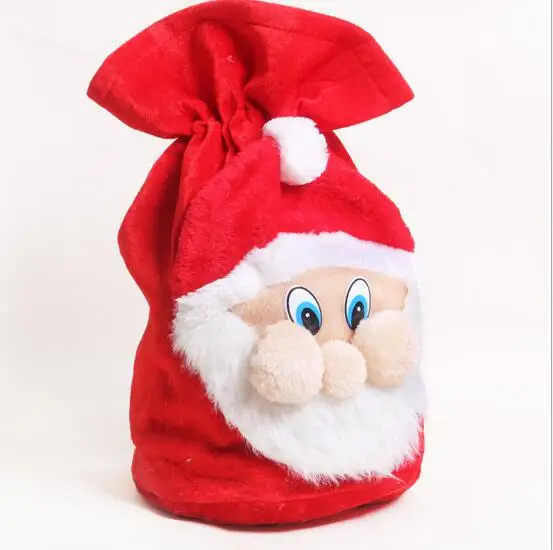 2Pcs/lot 37*50CM Christmas Bag Plush Santa Claus Solid Stockings Gift Holders Gift candy birthday Bag Dec wholesale FG427
2Pcs/lot 37*50CM Christmas Bag Plush Santa Claus Solid Stockings Gift Holders Gift candy birthday Bag Dec wholesale FG427