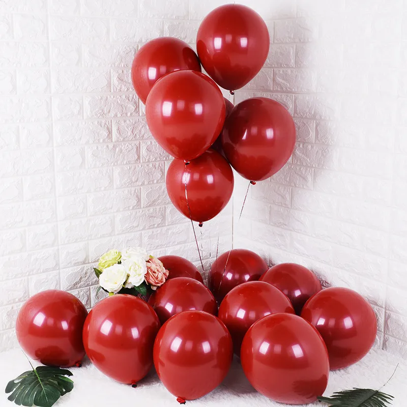 Kuchang 10PCS 20PCS 50PCS 5inch 12inch Ruby Red Glossy Metal Pearl Latex Balloons Chrome Metallic Color Wedding Party Decor
Kuchang 10PCS 20PCS 50PCS 5inch 12inch Ruby Red Glossy Metal Pearl Latex Balloons Chrome Metallic Color Wedding Party Decor