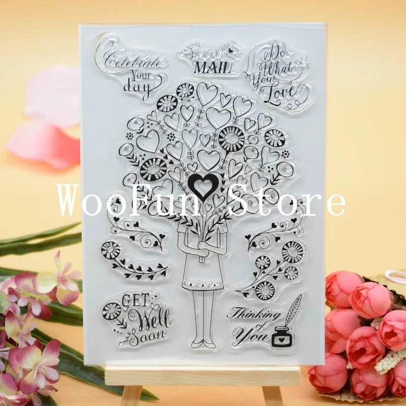 Bloom Girl Clear Stamp Rubber Clear Stamp for Card Making Decoration and Scrampbooking
Bloom Girl Clear Stamp Rubber Clear Stamp for Card Making Decoration and Scrampbooking