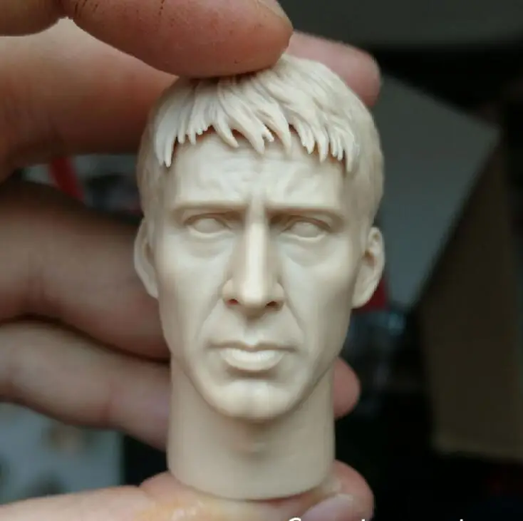 1:6 scale male Body Nicolas Cage head Unpainted shape carved for 12" Action figure
1:6 scale male Body Nicolas Cage head Unpainted shape carved for 12" Action figure