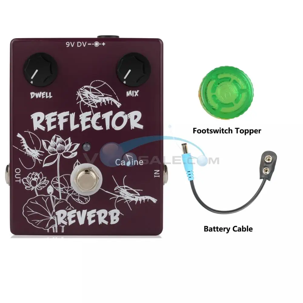 

Caline CP-44 Reflector Spring Reverb Guitar Effect Pedal With Aluminum Alloy Housing Guitar Accessories Guitar Pedal Parts