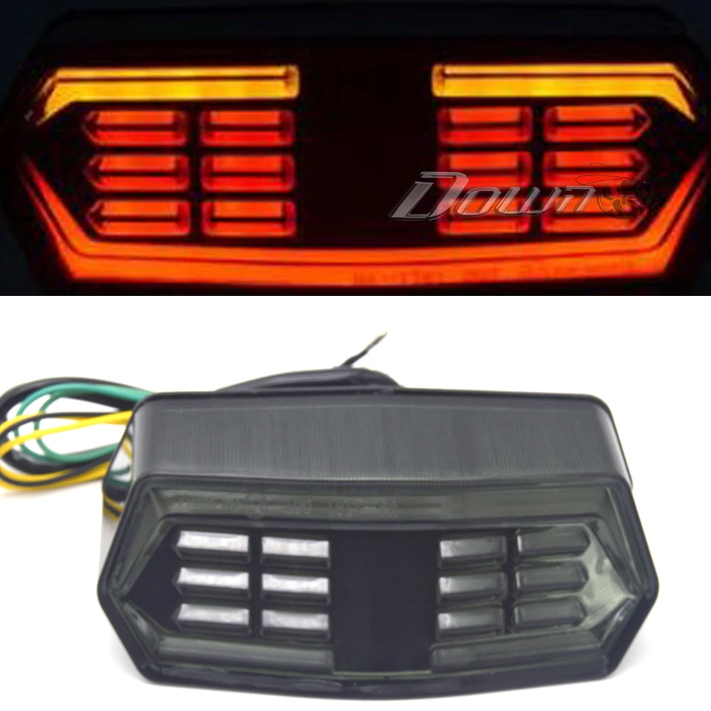 POSSBAY Motorcycle Taillight Turn Signals Dirt Bike Motocross Brake Indicator Light For Honda MSX125 CBR650F CTX700 CTX700N
POSSBAY Motorcycle Taillight Turn Signals Dirt Bike Motocross Brake Indicator Light For Honda MSX125 CBR650F CTX700 CTX700N