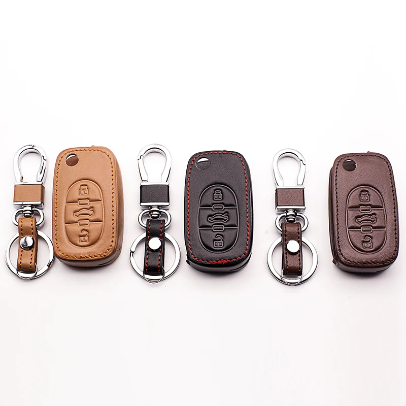 car styling The latest leather car key case for Audi A2 A3 A4 A6 TT high quality leather car key cover 3 button folding Key case
car styling The latest leather car key case for Audi A2 A3 A4 A6 TT high quality leather car key cover 3 button folding Key case
