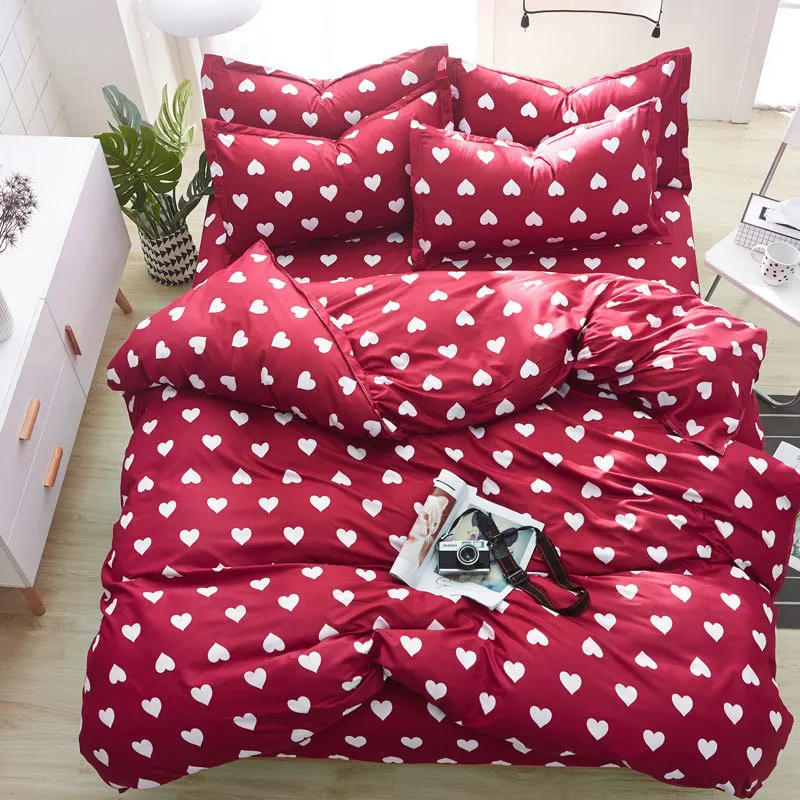 Full of Love 4pcs Kid Bed Cover Set Cartoon Duvet Cover Adult Child Bed Sheets And Pillowcases Comforter Bedding Set 2TJ-61003
Full of Love 4pcs Kid Bed Cover Set Cartoon Duvet Cover Adult Child Bed Sheets And Pillowcases Comforter Bedding Set 2TJ-61003